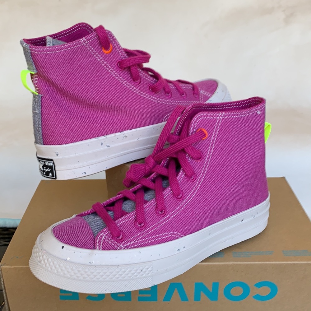 CONVERSE CHUCK 70 HI CACTUS FLOWER/LEMON VENOM MEN - Picture 7 of 16